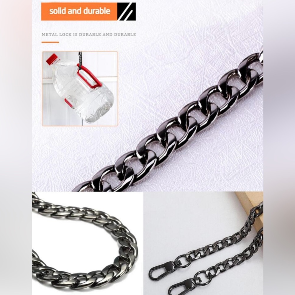 Black Aftermarket Replacement Chain Length 47.24" - Picture 5 of 15